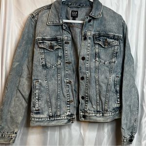 Gap distressed vintage denim jacket
